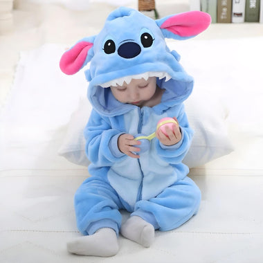 CartoonZoo Baby JumpsuitsPLEDOPLEDOBlue Stitch3 MonthsCartoonZoo Baby Jumpsuits