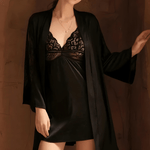 Elegance Silk Pajama SetPLEDOPLEDOBlackMElegance Silk Pajama Set - PLEDO Black / M PLEDO